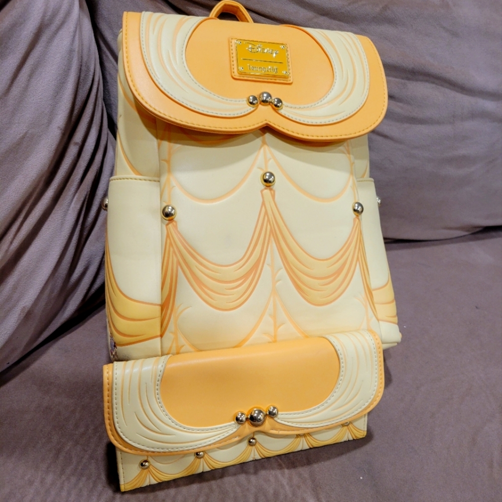 Beauty and the beast mini backpack w/ wallet